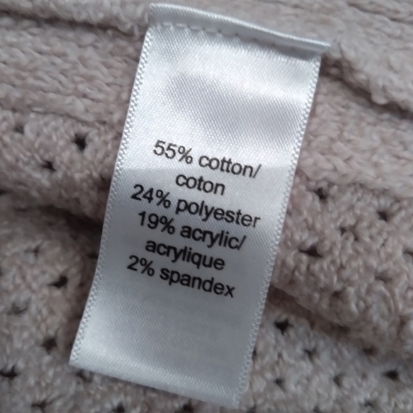 Gray waffle front fly away cardigan size S - Picture 8 of 9